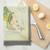 Urania's Mirror,  sterrenkunde Hemelkaart Theedoek (Quarter Fold)