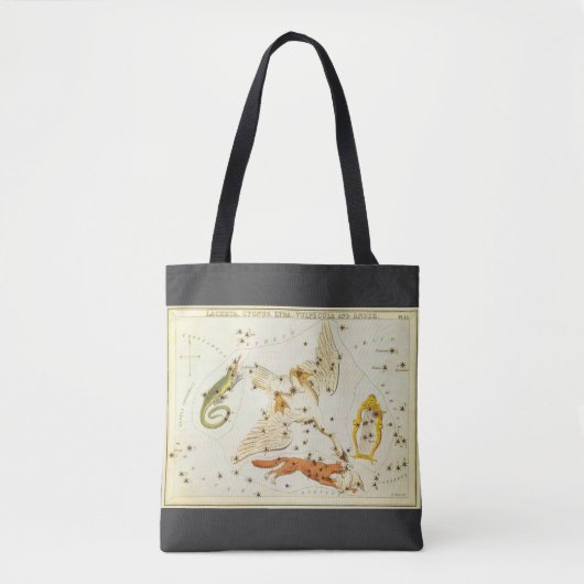 Urania's Mirror, sterrenkunde Hemelkaart Tote Bag (Voorkant)