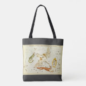 Urania's Mirror, sterrenkunde Hemelkaart Tote Bag (Achterkant)