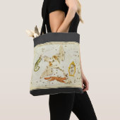 Urania's Mirror, sterrenkunde Hemelkaart Tote Bag (Dichtbij)