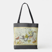 Urania's Mirror,  sterrenkunde Hemelkaart Tote Bag (Achterkant)