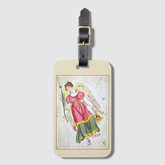 Urania's Mirror,  Virgo Constellation Bagagelabel (Voorkant (verticaal))