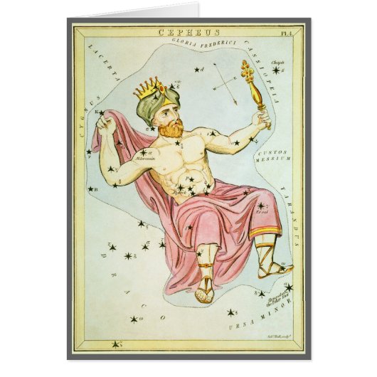 Urania's Spiegel, Antieke Astronomie Hemelkaart (Voorkant)