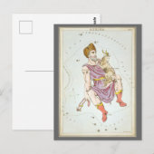 Urania's Spiegel, Antieke Astronomie Hemelkaart Briefkaart (Voorkant / Achterkant)