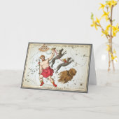 Urania's Spiegel, Antieke Astronomie Hemelkaart Kaart (Gele Bloem)