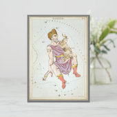 Urania's spiegel, Antieke Astronomie Hemelkaart Kaart (Staand voorkant)