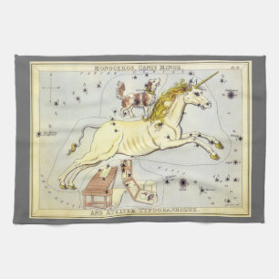 Urania's spiegel, antieke astronomische hemelkaart theedoek