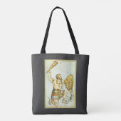 Urania's spiegel, antieke astronomische hemelkaart tote bag (Achterkant)