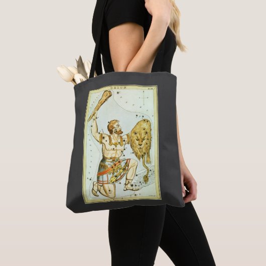 Urania's spiegel, antieke astronomische hemelkaart tote bag (Dichtbij)