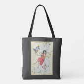 Urania's spiegel, antieke astronomische hemelkaart tote bag (Achterkant)