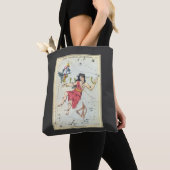 Urania's spiegel, antieke astronomische hemelkaart tote bag (Dichtbij)