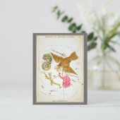 Urania's Spiegel, Antieke Hemelkaart Astronomie Briefkaart (Staand voorkant)