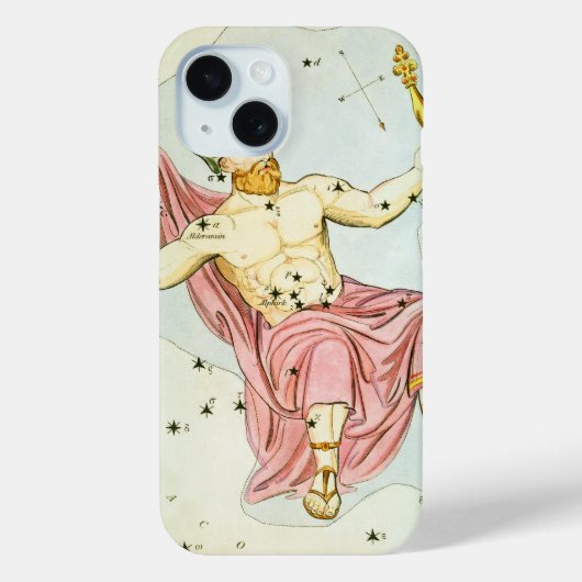 Urania's Spiegel, Antieke Hemelkaart Astronomie Case-Mate iPhone Case (Achterkant)