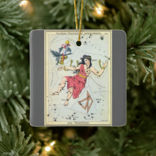 Urania's Spiegel, Antieke Hemelkaart Astronomie Keramisch Ornament