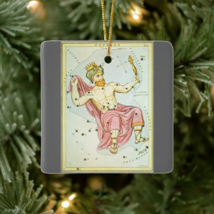 Urania's Spiegel, Antieke Hemelkaart Astronomie Keramisch Ornament
