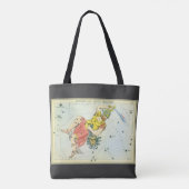 Urania's spiegel, antieke hemelkaart voor sterrenk tote bag (Achterkant)
