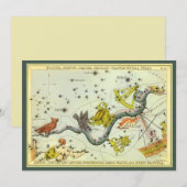 Urania's Spiegel, Oude Hemelkaart Astronomie Kaart (Voorkant / Achterkant)