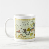 Urania's Spiegel, Oude Hemelkaart Astronomie Koffiemok (Links)