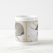 Urania's spiegelbeeld,  aquariusconstellatie koffiemok (Center)