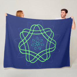 Uranium Gloed Fleece Deken