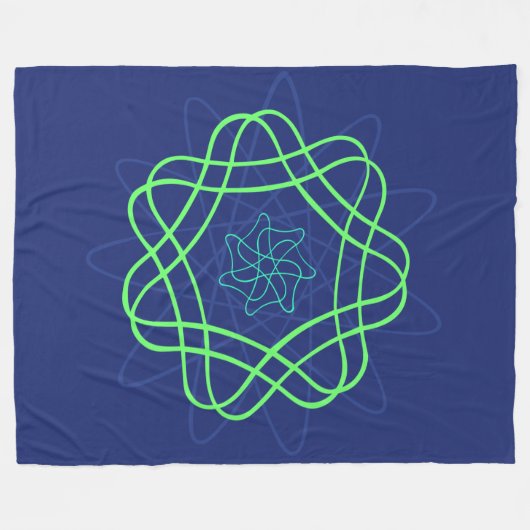 Uranium Glow Fleece Deken (Voorkant (Horizontaal))