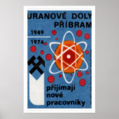 Uranium Mining - Matchbox Print - Czech Wall Art (Voorkant)