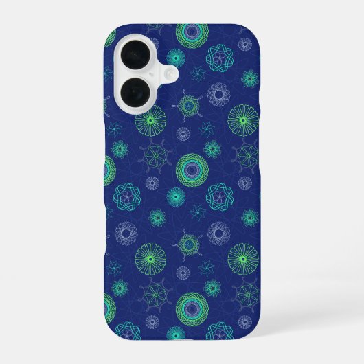 uraniumgloed iPhone 16 hoesje (Achterkant)