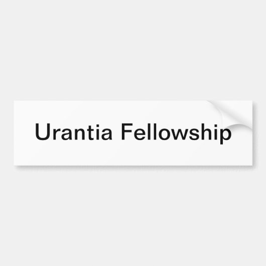 Urantia Fellowship Bumpersticker (Voorkant)