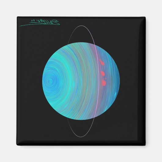 Uranus 23'-24' magneet (Voorkant)