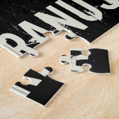 Uranus blauwe planeet 3d heelal ruimteillustratie legpuzzel (Zijkant)