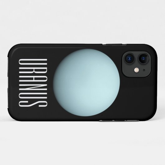 Uranus Case-Mate iPhone Case (Achterkant (horizontaal))