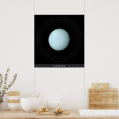Uranus de Planet Poster (Keuken)