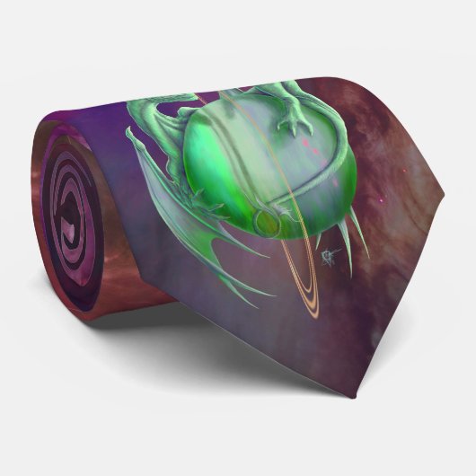 Uranus Dragon Stropdas (Opgerold)