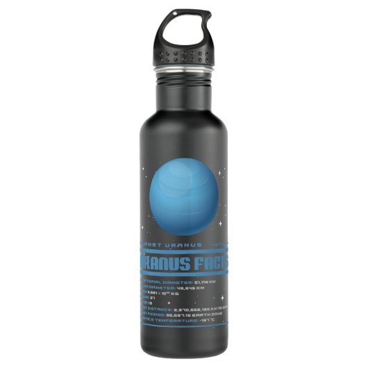 Uranus feiten waterfles  (Voorkant)