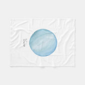 Uranus Fleece Deken (Voorkant (Horizontaal))