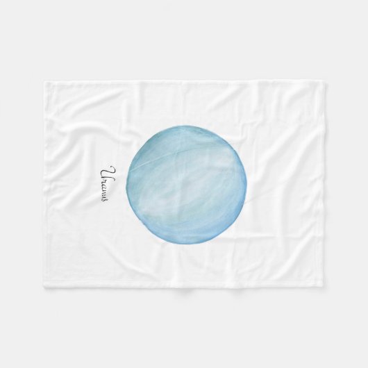 Uranus Fleece Deken (Voorkant (Horizontaal))