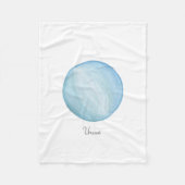 Uranus Fleece Deken (Voorkant)