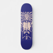 Uranus Hemelgod Griekse Mythologie Blauw Persoonlijk Skateboard (Voorkant)