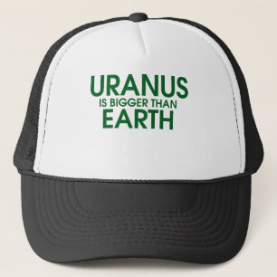 Uranus is groter dan de aarde trucker pet