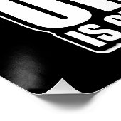 Uranus is uit deze wereld perfect poster (Hoek)