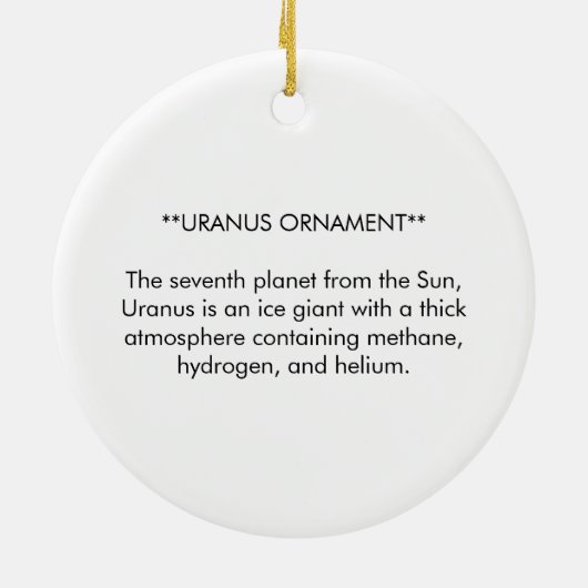 URANUS ORNAMENT (Achterkant)