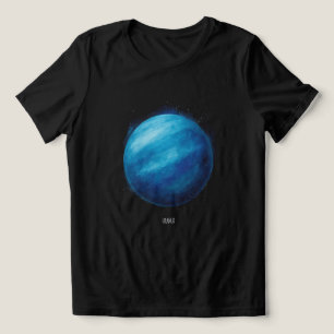 Uranus Planeet Kunstwerk – Kosmische ruimte Illust Tri-Blend Shirt