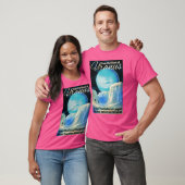 Uranus Retro Space Art T-shirt (Unisex)