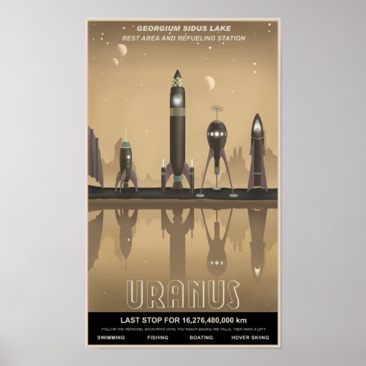 Uranus rustplaats poster (Voorkant)