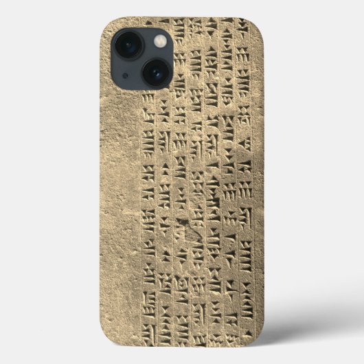 Urartu Ancient Armenian Cuneiform IPhone Case (Achterkant)