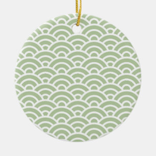 URAYANAGI 140 Seigaiha Waves - Energetic Ver. Keramisch Ornament