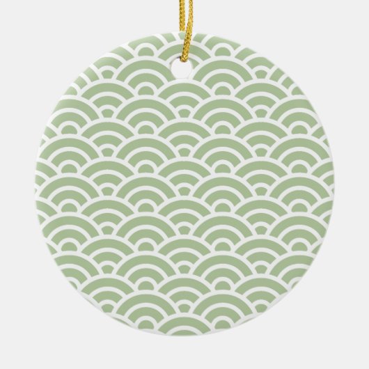 URAYANAGI 140 Seigaiha Waves - Energetic Ver. Keramisch Ornament (Voorkant)