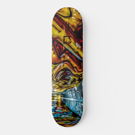 Urba Graffiti Wall Art Skateboard (Voorkant)