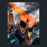 Urbam Mirage Poster<br><div class="desc">A modern metropolis dissolves into abstraction for interiors that appreciate architectural drama and color tension.</div>