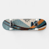 Urban abstract met ster persoonlijk skateboard (Horizontaal)